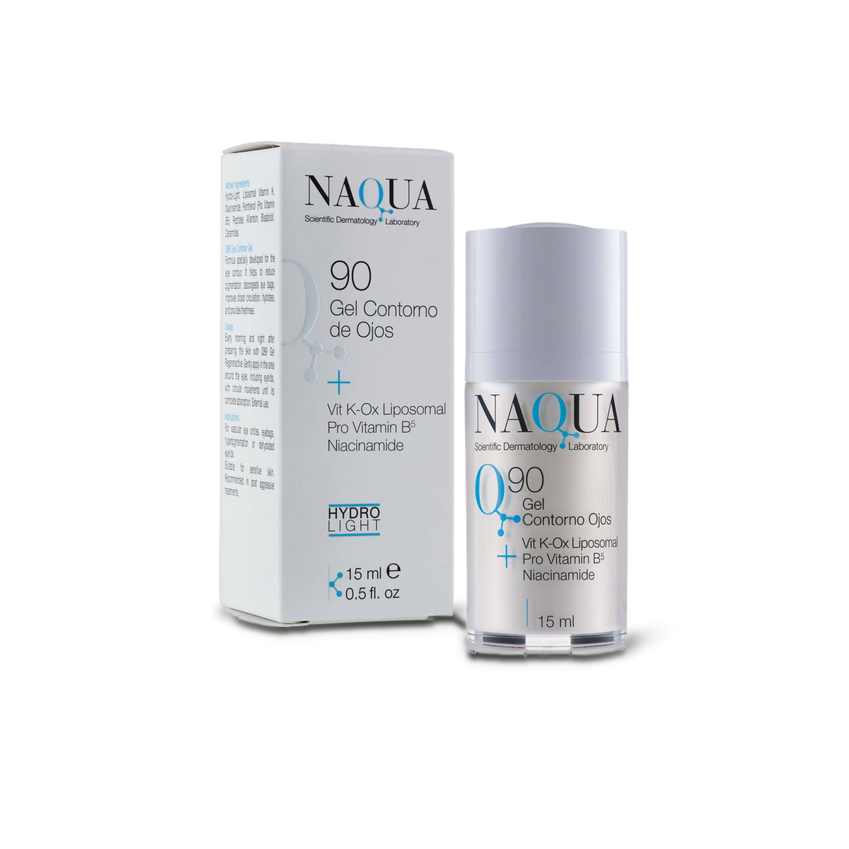 Naqua Q90 Gel Contorno de Ojos